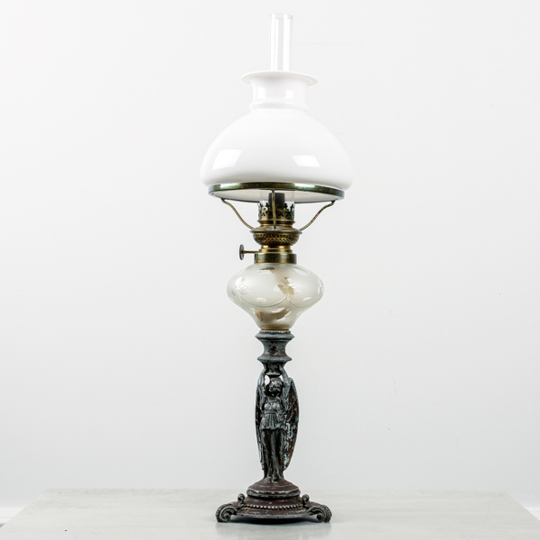 Fotogenlampa, sekelskifte 1800/1900