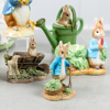 Figuriner, efter Beatrix Potters "Peter Rabbit", olika tillverkare, 16 st