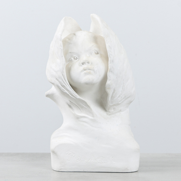 Verner Åkerman, efter, skulptur, "Perlan", gips, signerad i godset