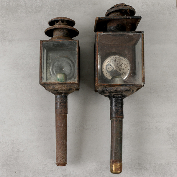 Vagnslyktor, 1+1, 1800/1900-tal