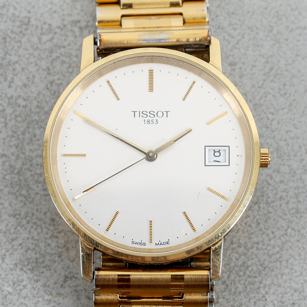 Förtjänstklocka, Tissot, Guld 18k, Ø33.5mm