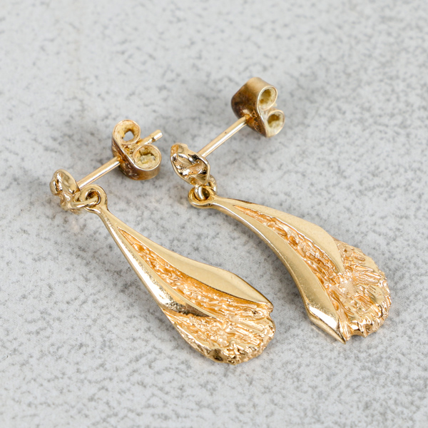 Örhängen, 1 par, Guld 18k, 3.4g