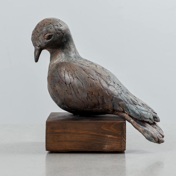 Marianne Grandien, skulptur, fågel, signerad, Uppsala