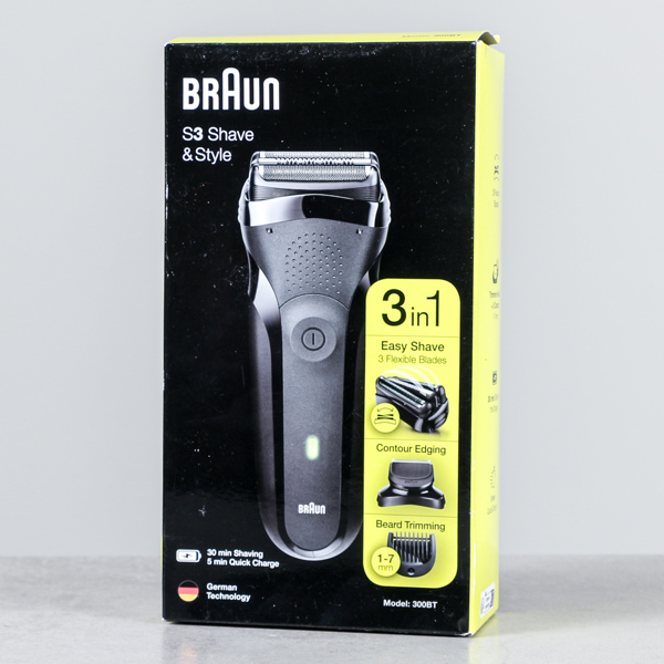 Rakapparat, Braun S3 Shave & Style 300BT