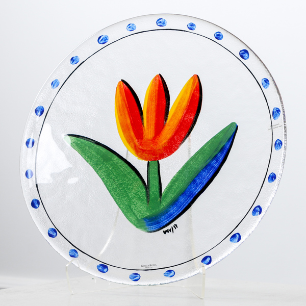 Praktfat, "Tulipa", Ulrica Hydman-Vallie, Kosta Boda