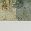 Lars Holm, akvarell, signerad