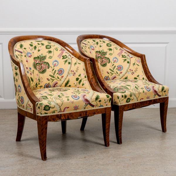 Clubfåtöljer, ett par, 1930-tal