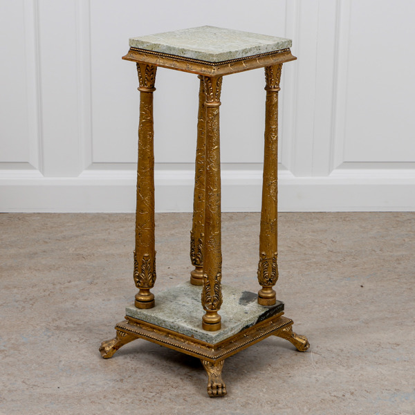 Piedestal, empirestil, marmor, 1900-talets första hälft