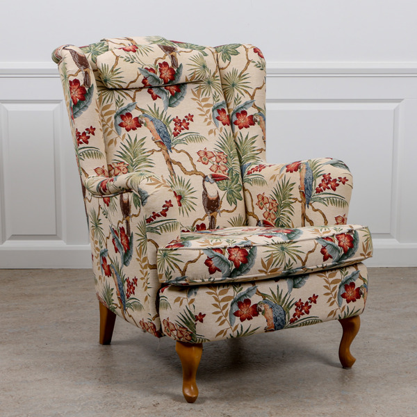 Öronlappsfåtölj, 1900-talets slut