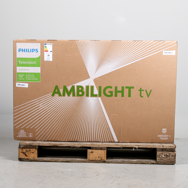 TV, 50", Philips LED 4K, Ambilighit tv