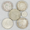 Mynt, 6st, Sverige, silver
