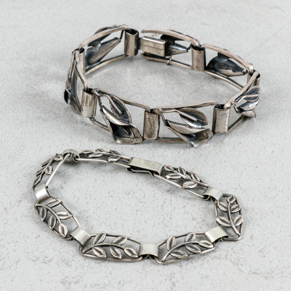 Armband, 2st, silver, 1950-tal