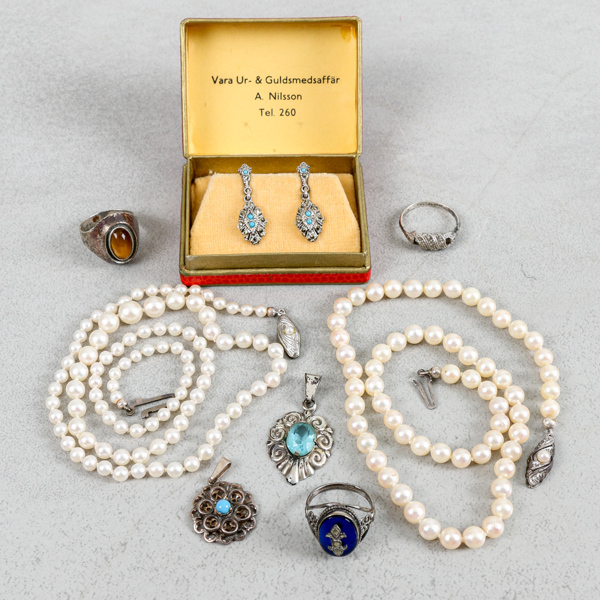 Silversmycken, 8 delar