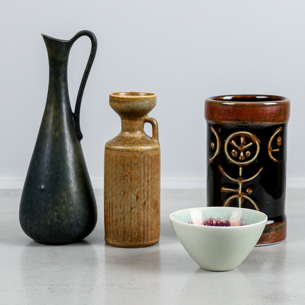 Rörstrand, 4 delar, bla. Carl-Harry Stålhane samt Gunnar Nylund