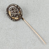 Pin, Delvis 14k guld, 18/1900-tal