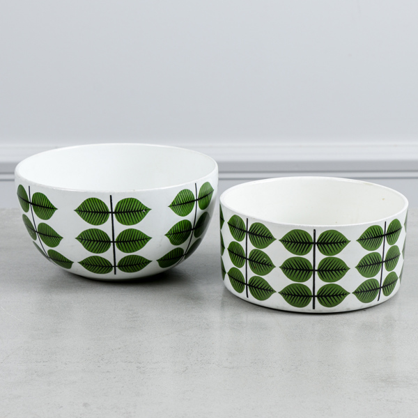 Skålar, 2 st, "Berså", Stig Lindberg, Gustavsberg