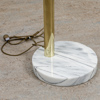 Golvlampa, Cottex, marmor och gulmetall, 2000-tal