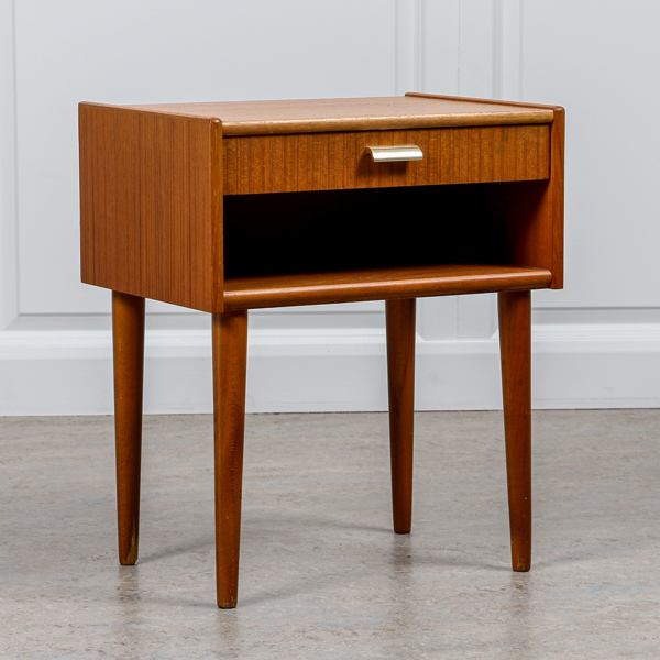 Sängbord, teak, 1960-tal
