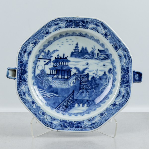Värmefat, porslin, Kina Qianlong