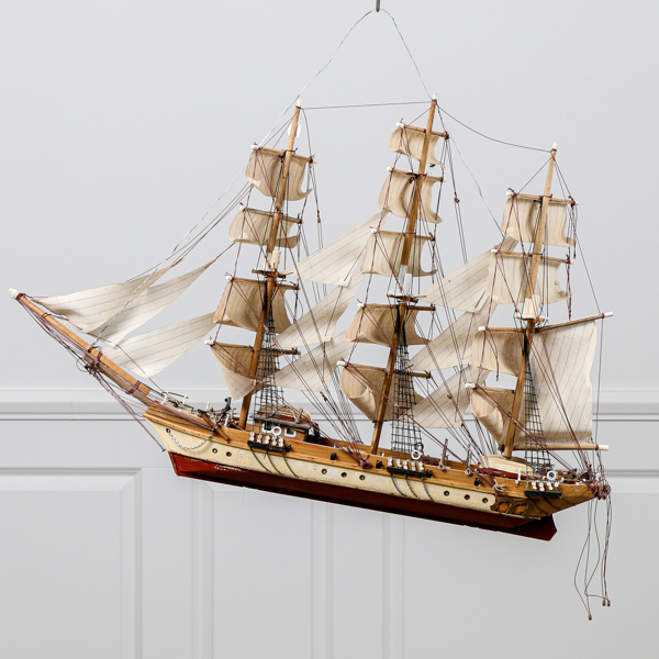 Modellfartyg, trä, 1900-talets andra hälft