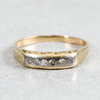 Diamantring, Guld 18k, 2.7g, 6 diamanter