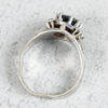 Diamantring, Guld 18k, 3.7g, 4 diamanter