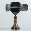 Bordsspegel, Art Deco, mässing, 1920-tal