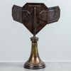 Bordsspegel, Art Deco, mässing, 1920-tal