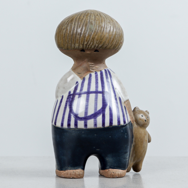 Lisa Larson, figurin "Malin", Gustavsberg, signerad Lisa L.