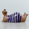 Lisa Larson, figurin "Beata" ur serien ABC-flickorna, Gustavsberg, signerad.