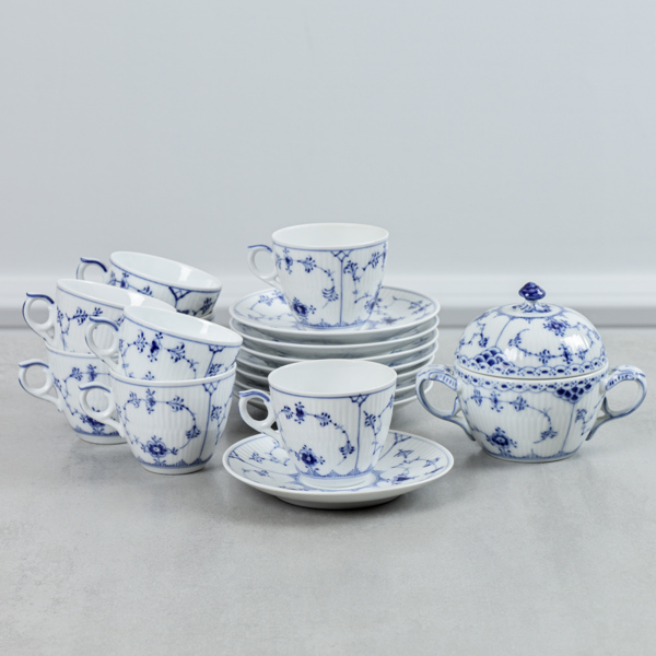 Musselmalet, 9 delar, Royal Copenhagen