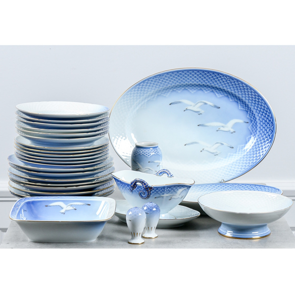 Matservis, "Måsen", Bing & Gröndahl, 28 delar