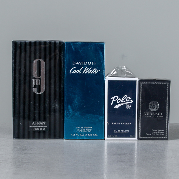 Eau De Toilette, 4 st, bla Ralph Lauren och Versace