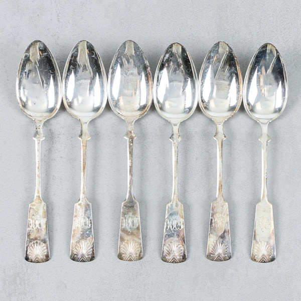 Matskedar, 6st, silver, "Snäck", 230g