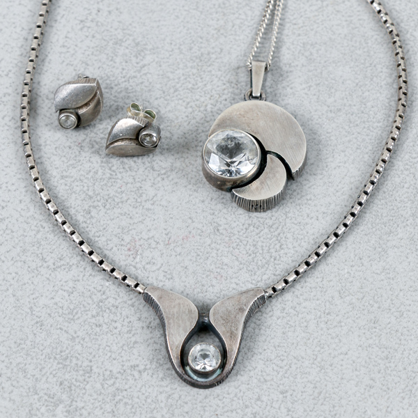 Smycken, 4 delar, Finland, Silver, Karl Laine