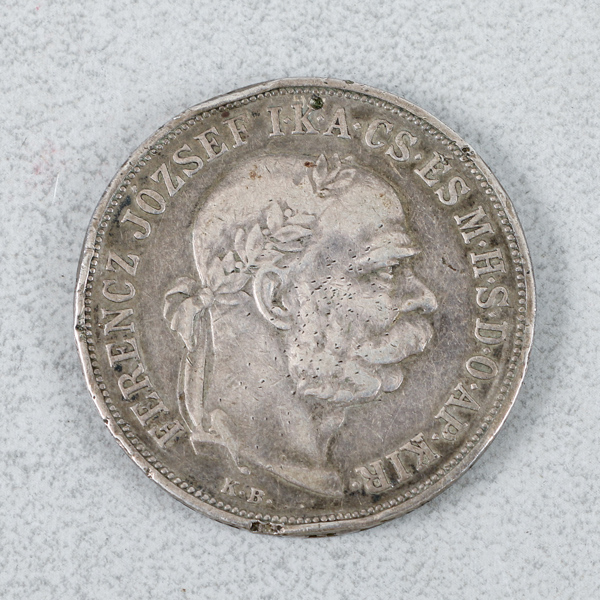 Mynt, 5 Korona, Ungern, silver, år 1900