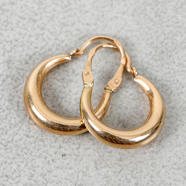 Örhängen, 1 par, guld 18k, 1.4g