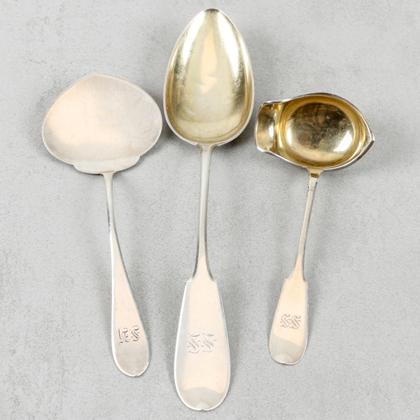 Uppläggningsbestick, 3 delar, Silver, Finland, 122g