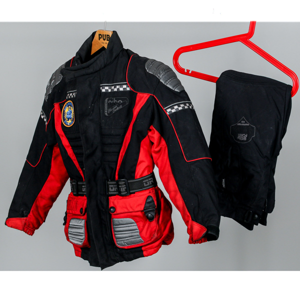 MC-jacka, junior 152 cl samt MC-stövlar 3 par, strl 