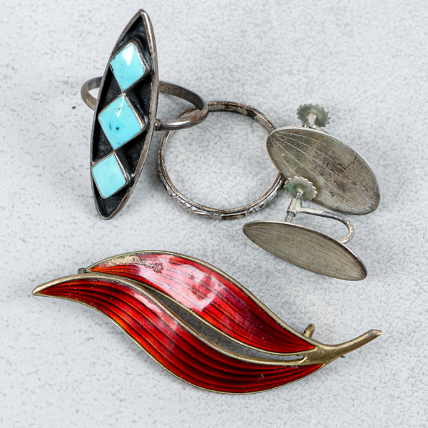 Smycken, 4 delar, silver