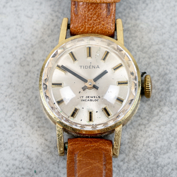 Damarmbandsur, Guld 18k, Ø18mm, Tidena