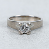 Diamantring, Guld 18k, 5.8g, 0.45ct