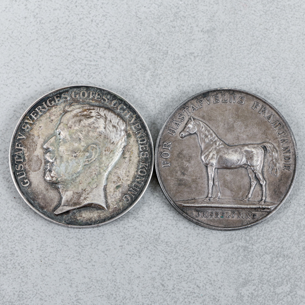 Medaljer, 2st, silver, 74g