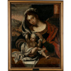Jan Gossaert, efter, Madonna och Jesusbarnet, olja på duk