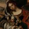 Jan Gossaert, efter, Madonna och Jesusbarnet, olja på duk