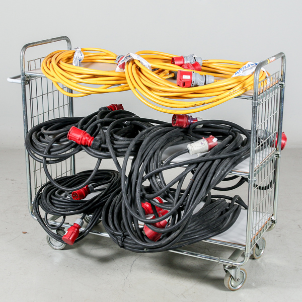 Skarvkablar, 6 st, 16 & 32 Ah