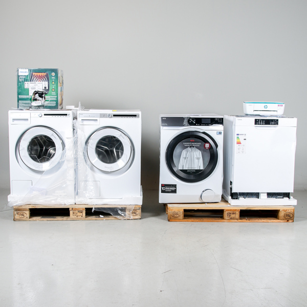 Parti vitvaror, säljes som reservdelar, transportskadat gods