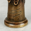 Paul Moreau-Vauthier, Frankrike, sigillstamp, brons, signerad i godset, omkring år 1900.
