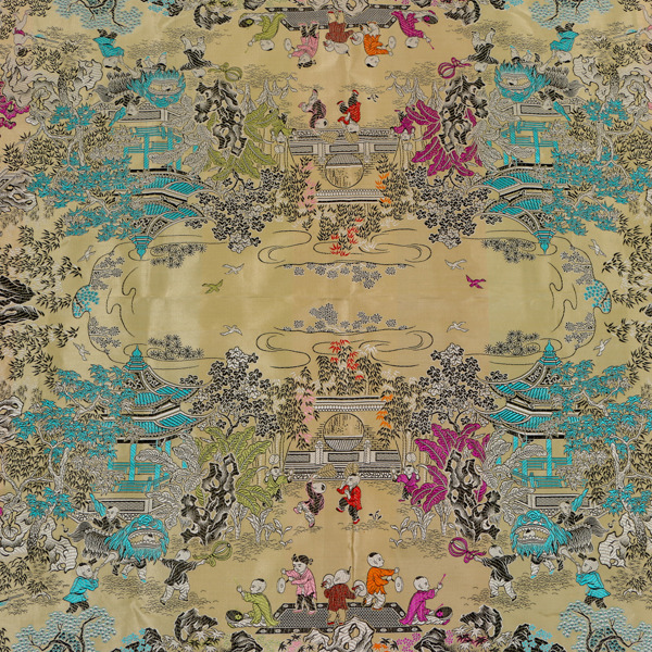 Sidenbroderi, Kina, 1900-talets andra hälft