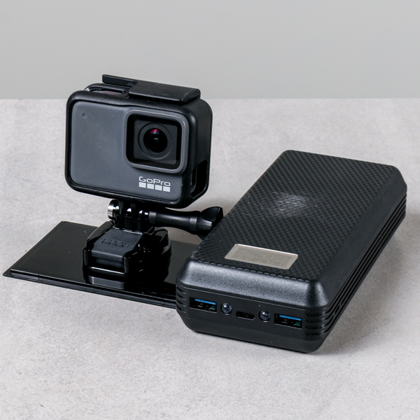 Gopro och powerbank